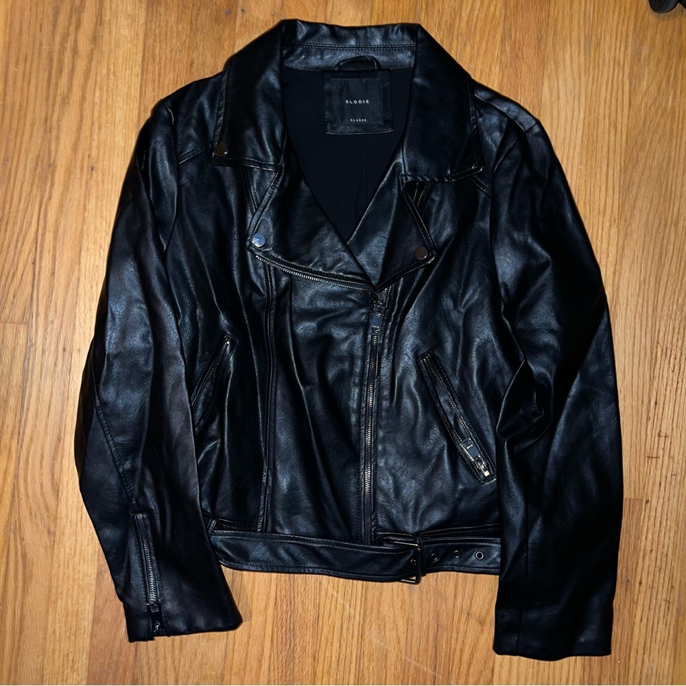 Elodie Faux leather jacket